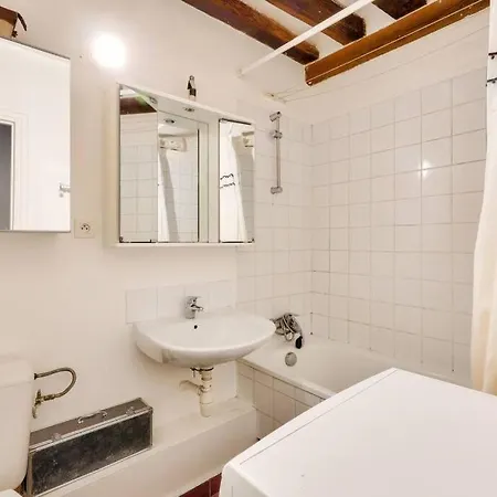 Charming Studio Under The Roofs Of Appartement Parijs