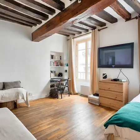 Charming Studio Under The Roofs Of